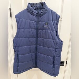 Men's Ororo Navy Quilted Heated Puffer Vest